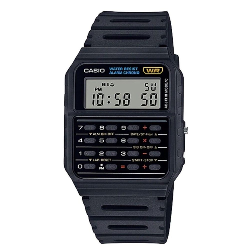 Casio Calculator Watch Black in Original Box With Warranty